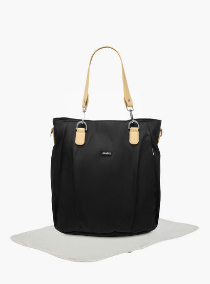 Juniors Solid Diaper Bag with Double Handle and Zip Closure-baby-gear-diaperbags-image-1