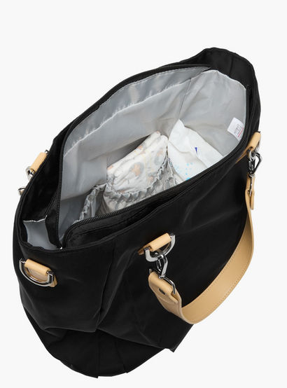 Juniors Solid Diaper Bag with Double Handle and Zip Closure-baby-gear-diaperbags-image-11