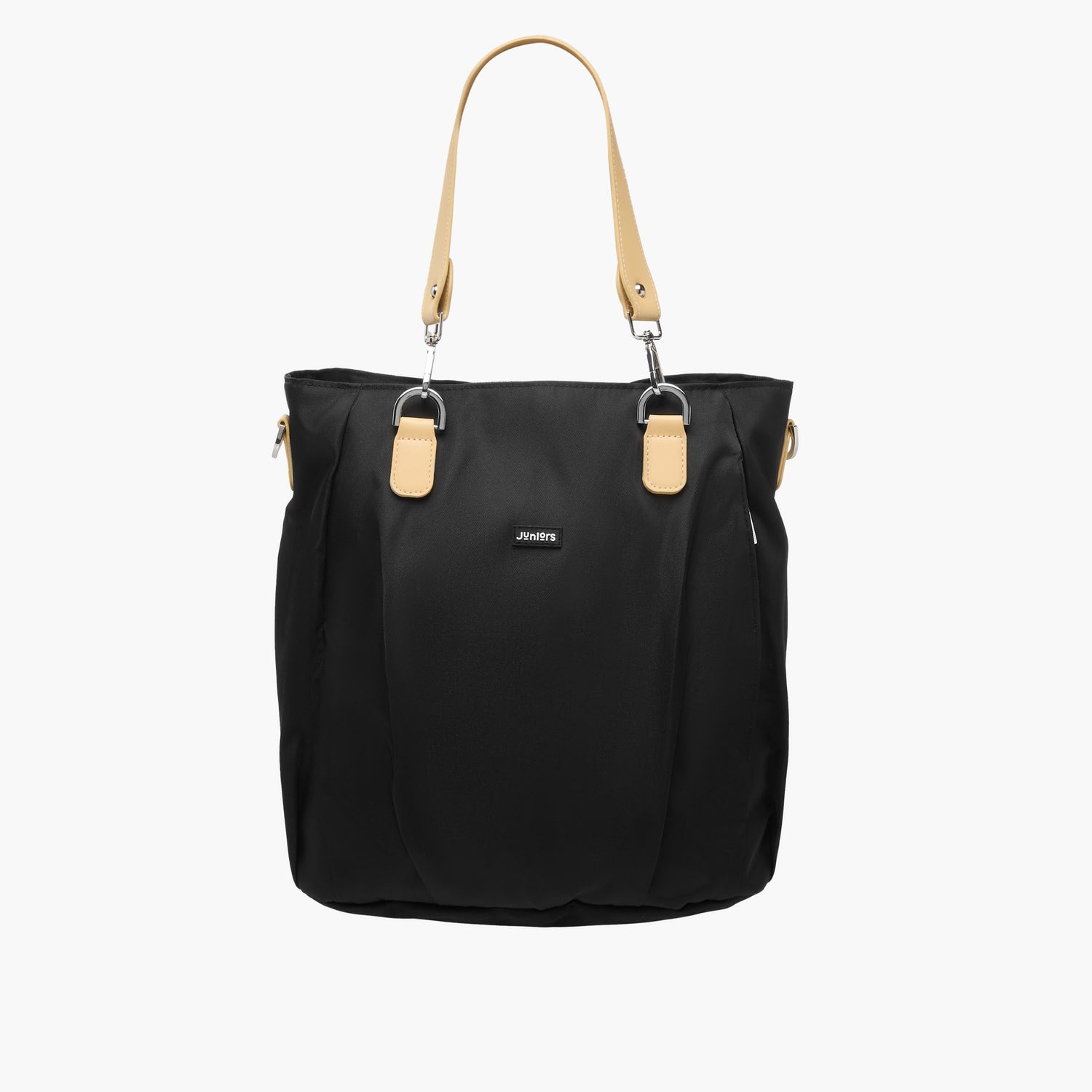 Juniors Solid Diaper Bag with Double Handle and Zip Closure