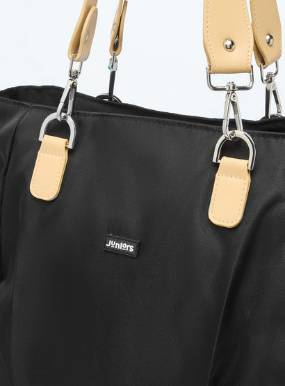 Juniors Solid Diaper Bag with Double Handle and Zip Closure-baby-gear-diaperbags-image-9
