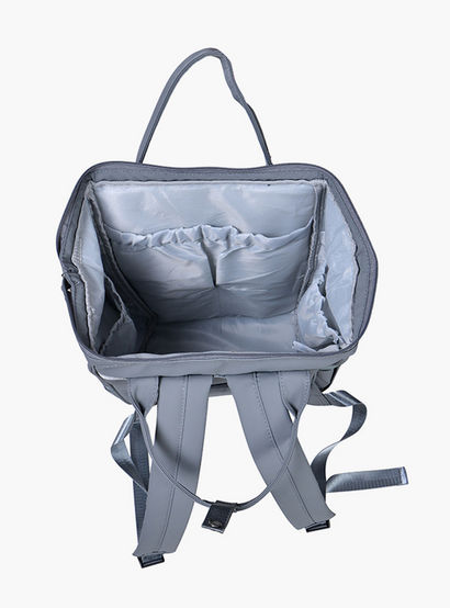 Juniors Bear Applique Diaper Backpack with Adjustable Straps and Zip Closure-baby-gear-diaperbags-image-3