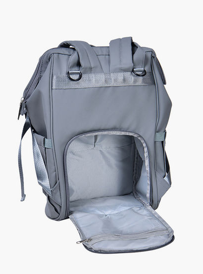 Juniors Bear Applique Diaper Backpack with Adjustable Straps and Zip Closure-baby-gear-diaperbags-image-5