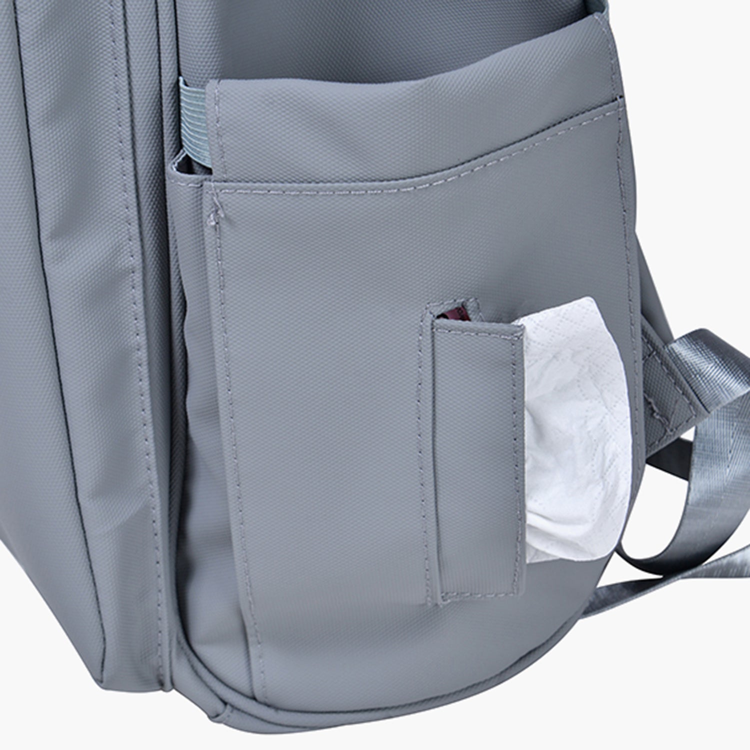 Juniors Bear Applique Diaper Backpack with Adjustable Straps and Zip Closure