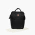 Juniors Quilted Diaper Backpack with Adjustable Shoulder Straps and Zip Closure - Black