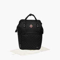 Juniors Quilted Diaper Backpack with Adjustable Shoulder Straps and Zip Closure-undefined-image-1