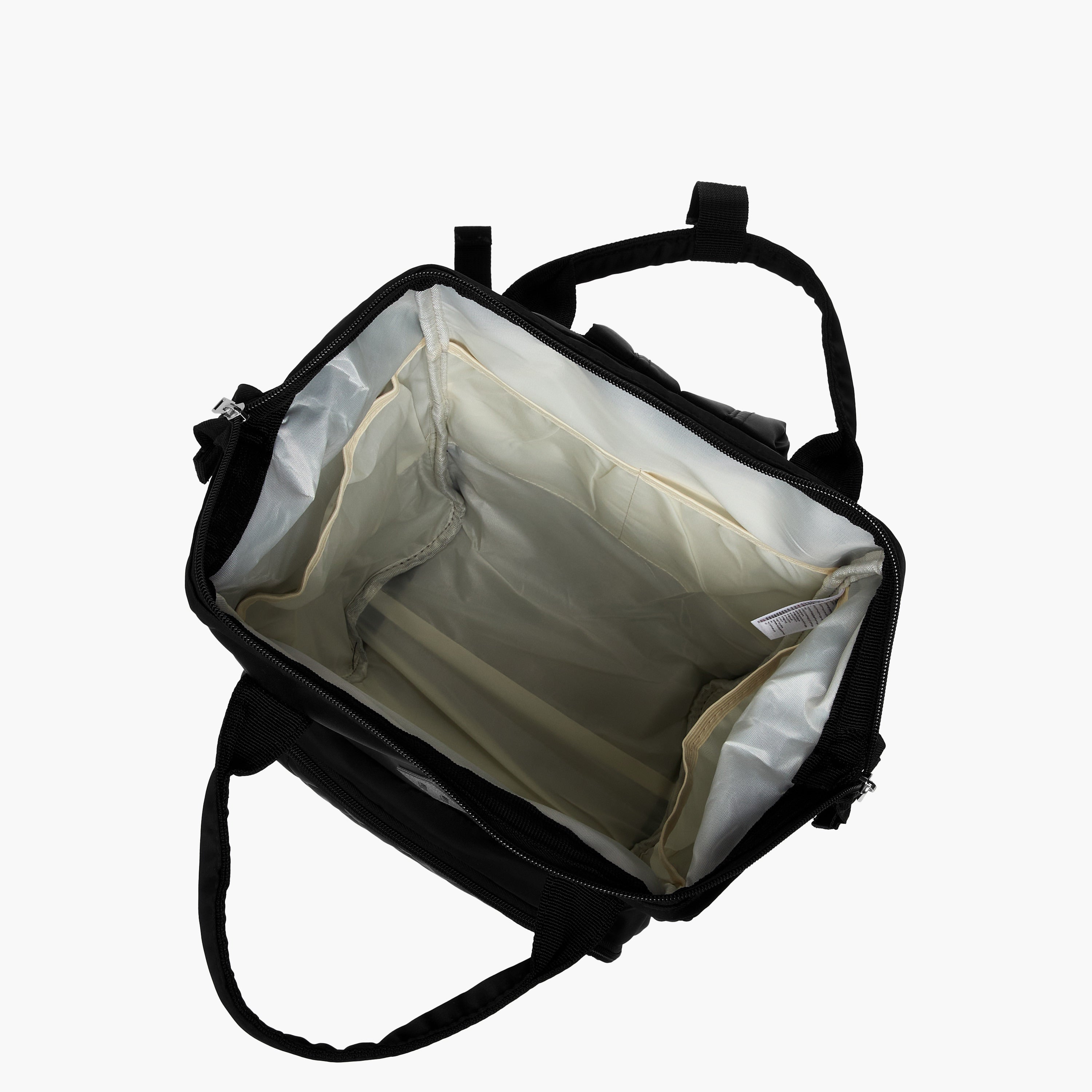 Juniors Quilted Diaper Backpack with Adjustable Shoulder Straps and Zip Closure