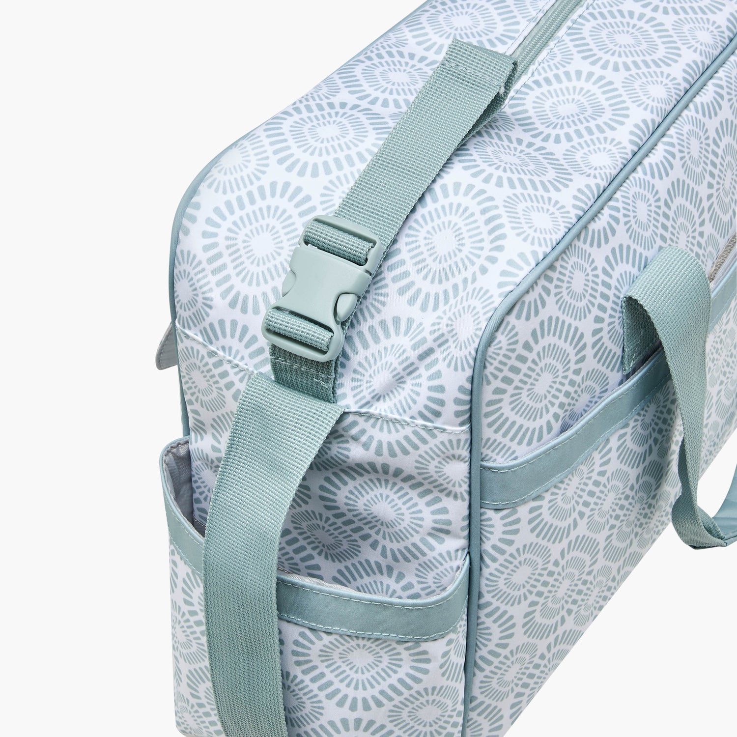 Juniors Printed Diaper Bag with Adjustable Strap and Zip Closure