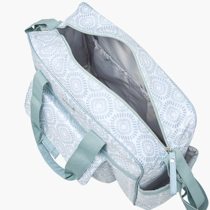 Juniors Printed Diaper Bag with Adjustable Strap and Zip Closure