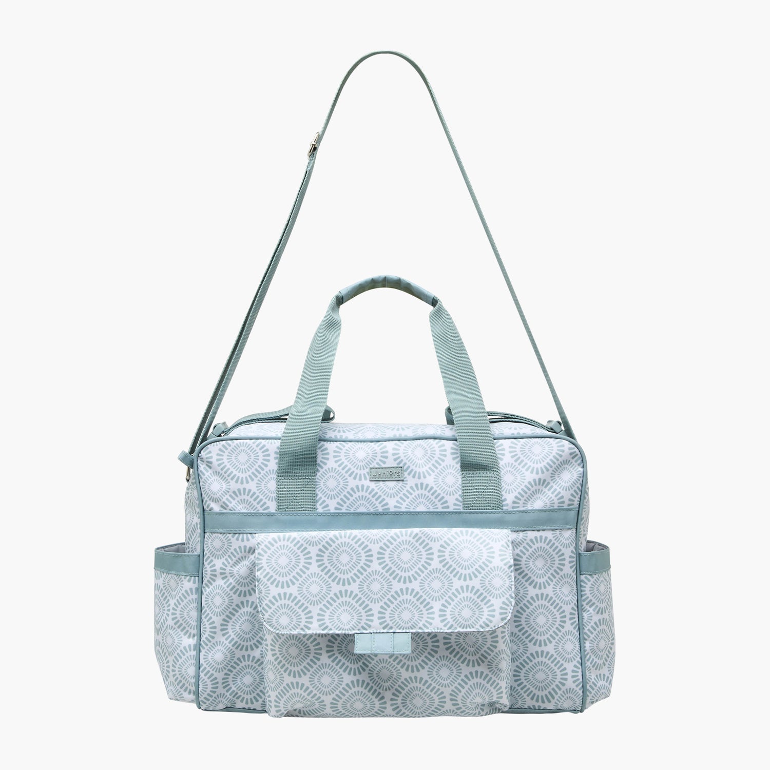 Juniors Printed Diaper Bag with Adjustable Strap and Zip Closure