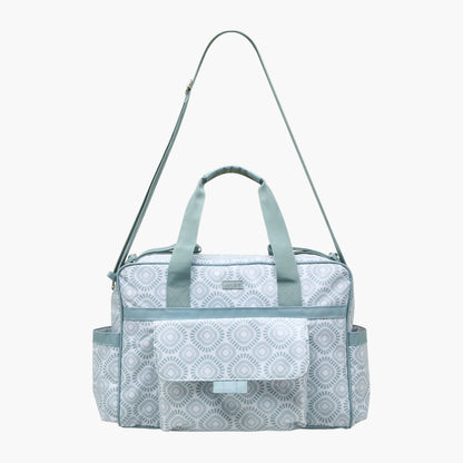 Juniors Printed Diaper Bag with Adjustable Strap and Zip Closure