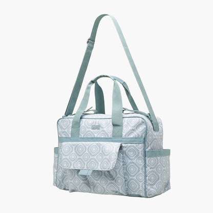 Juniors Printed Diaper Bag with Adjustable Strap and Zip Closure
