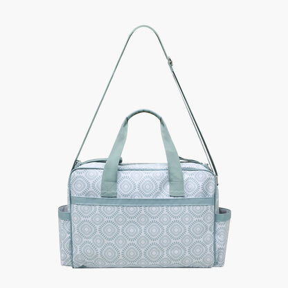 Juniors Printed Diaper Bag with Adjustable Strap and Zip Closure