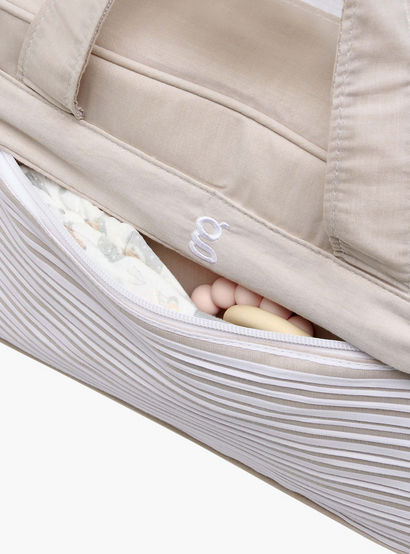 Giggles Striped Diaper Bag with Zip Closure and Adjustable Strap-baby-gear-diaperbags-image-9