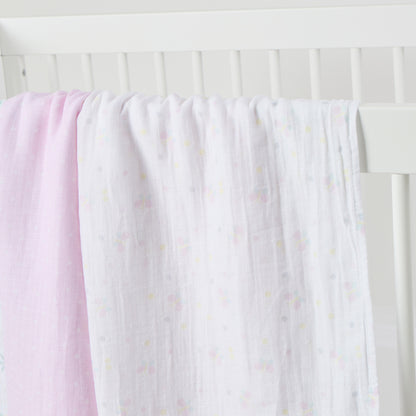 Juniors Printed Muslin Swaddle Blanket - Set of 3