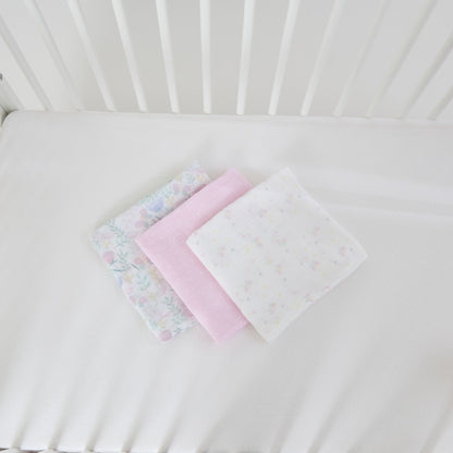 Juniors Printed Muslin Swaddle Blanket - Set of 3