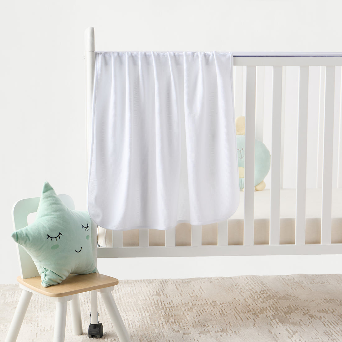 Juniors Waffle Textured Receiving Blanket - 80x100 cm - HomeBabyNurseryBlankets &amp; SwaddlesReceiving Blankets