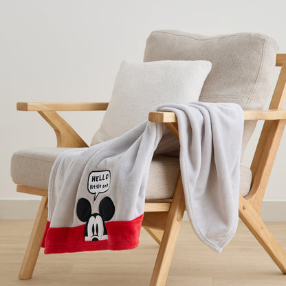 Disney Mickey Mouse Applique Raschel Blanket - 76x102 cm