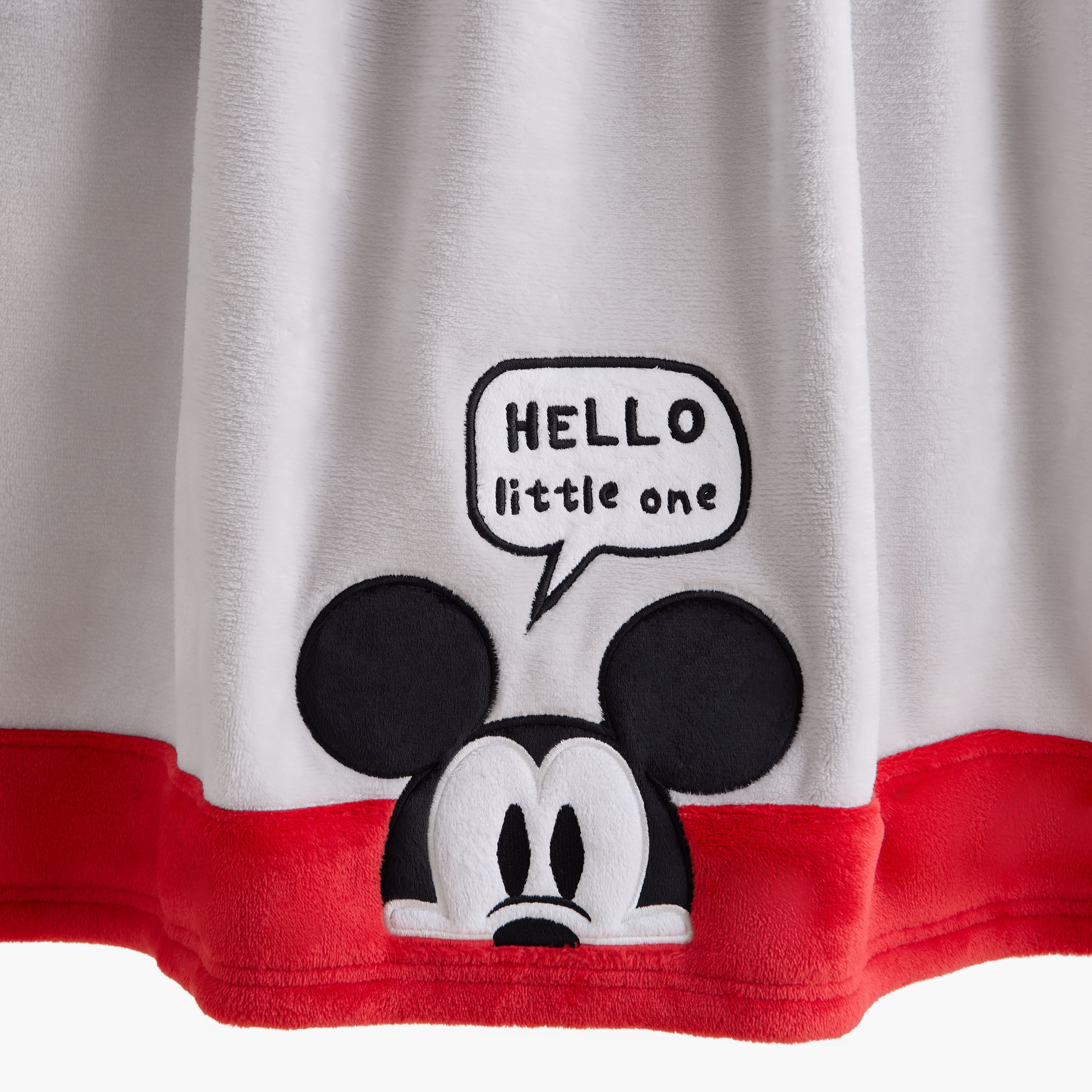 Disney Mickey Mouse Applique Raschel Blanket - 76x102 cm