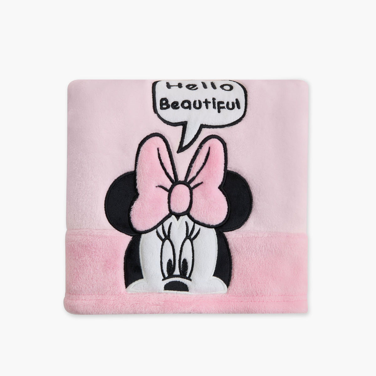 Disney Minnie Mouse Applique Raschel Blanket - 76x102 cm