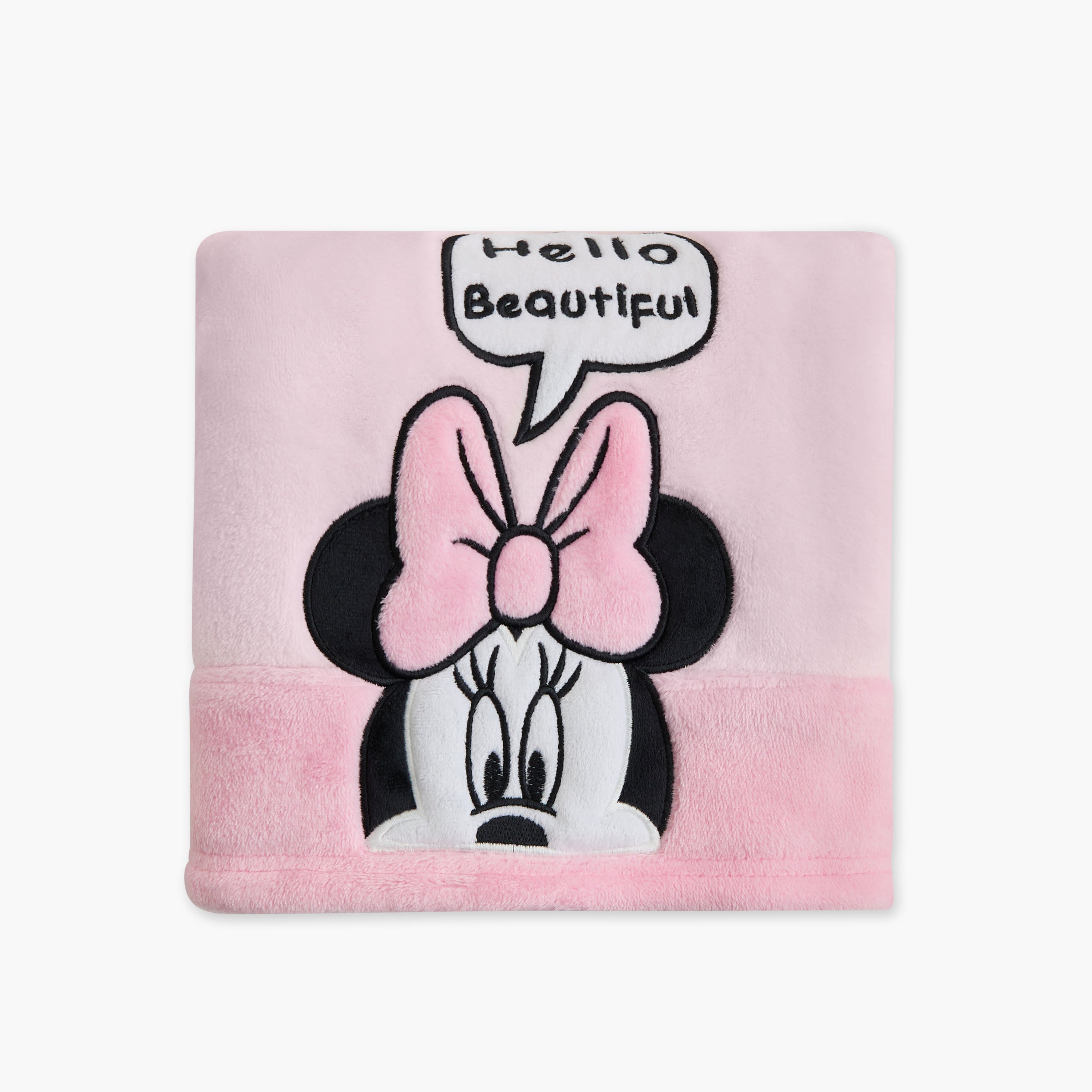 Disney Minnie Mouse Applique Raschel Blanket - 76x102 cm