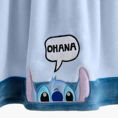 Disney Peek a Boo Stitch Print Blanket - 76x102 cm