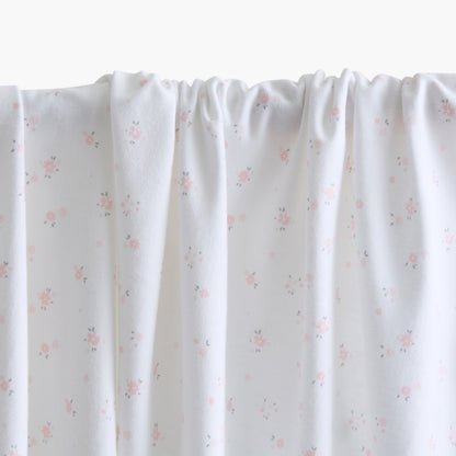 Juniors Floral Print Bow Applique Receiving Blanket - 70x70 cm