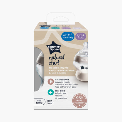 Tommee Tippee Closer To Nature Feeding Bottle - 150 ml