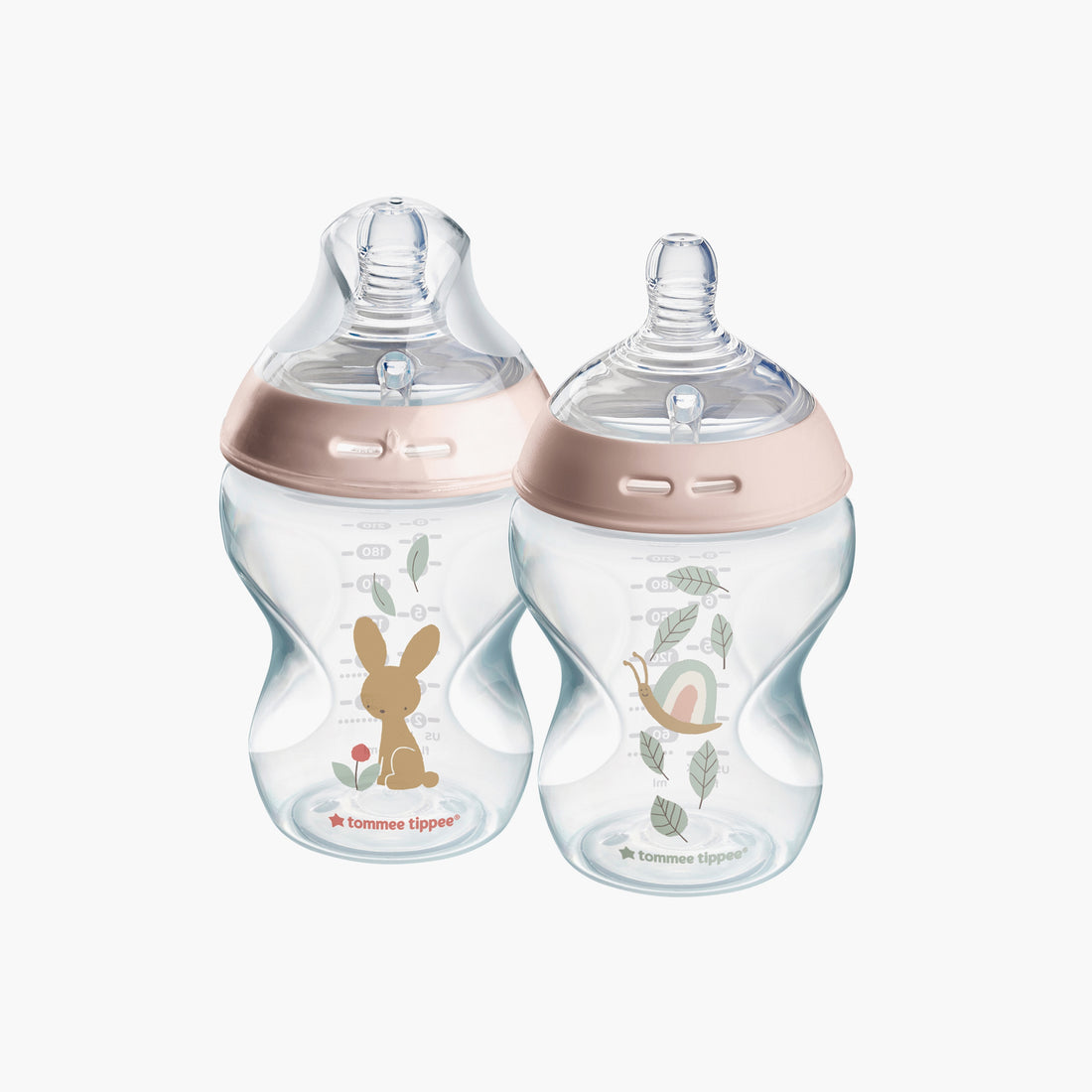 Tommee Tippee 2-Piece Closer to Nature Feeding Bottles - 260 ml - Feeding Bottles