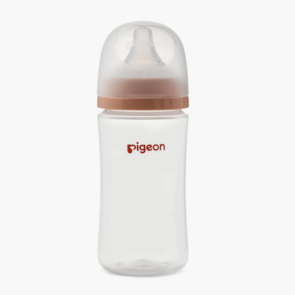 Pigeon SofTouch Wide Neck Nursing Bottle - 240 ml - HomeBabyFeedingFeeding BottlesBottles &amp; Teats