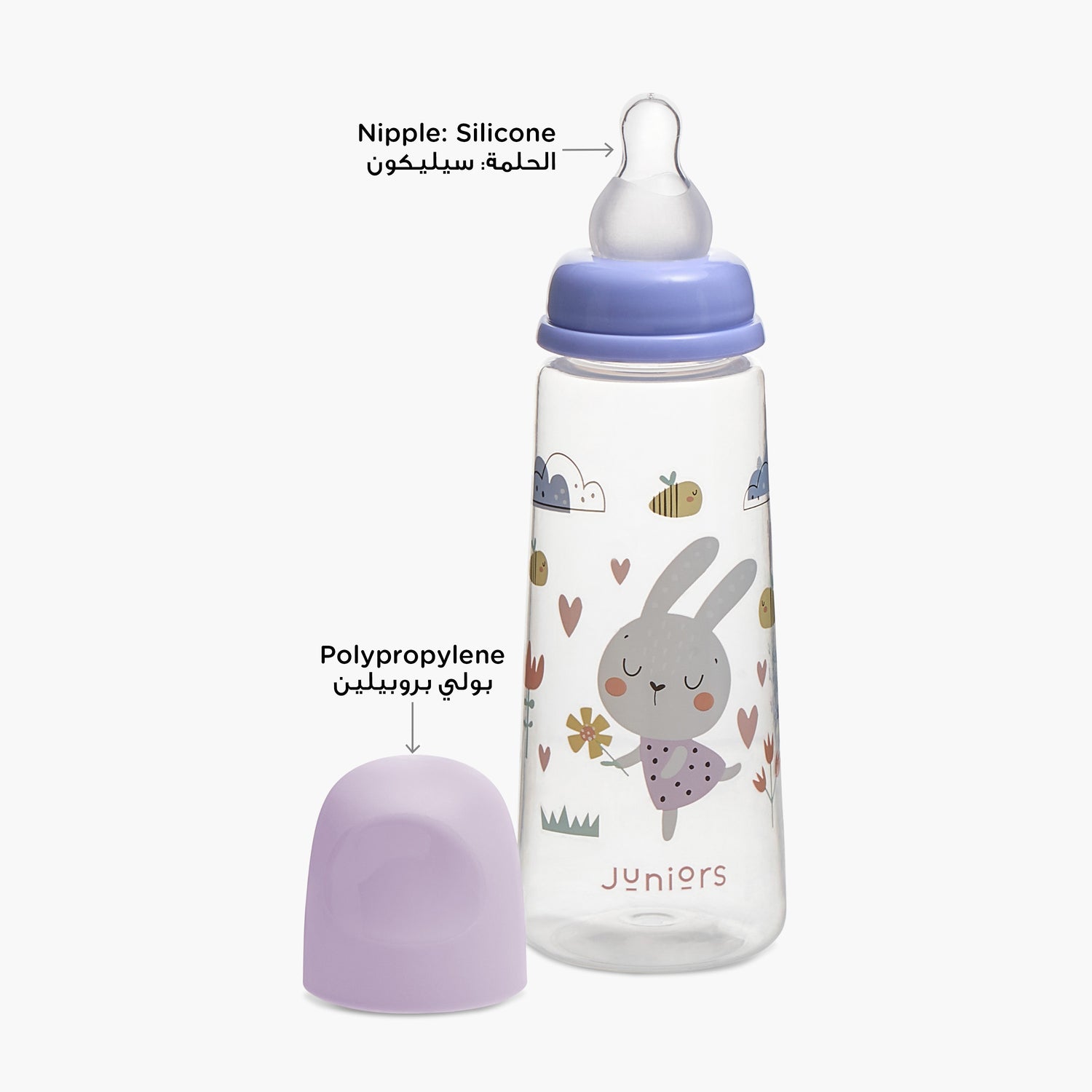 Juniors Printed Feeding Bottle - 250 ml
