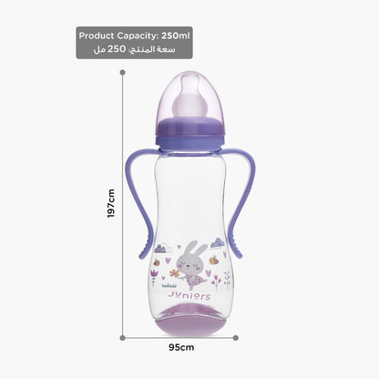 Juniors Printed Feeding Bottle with Handle - 250 ml