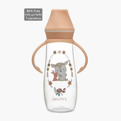 Juniors Printed Feeding Bottle with Handle - 300 ml