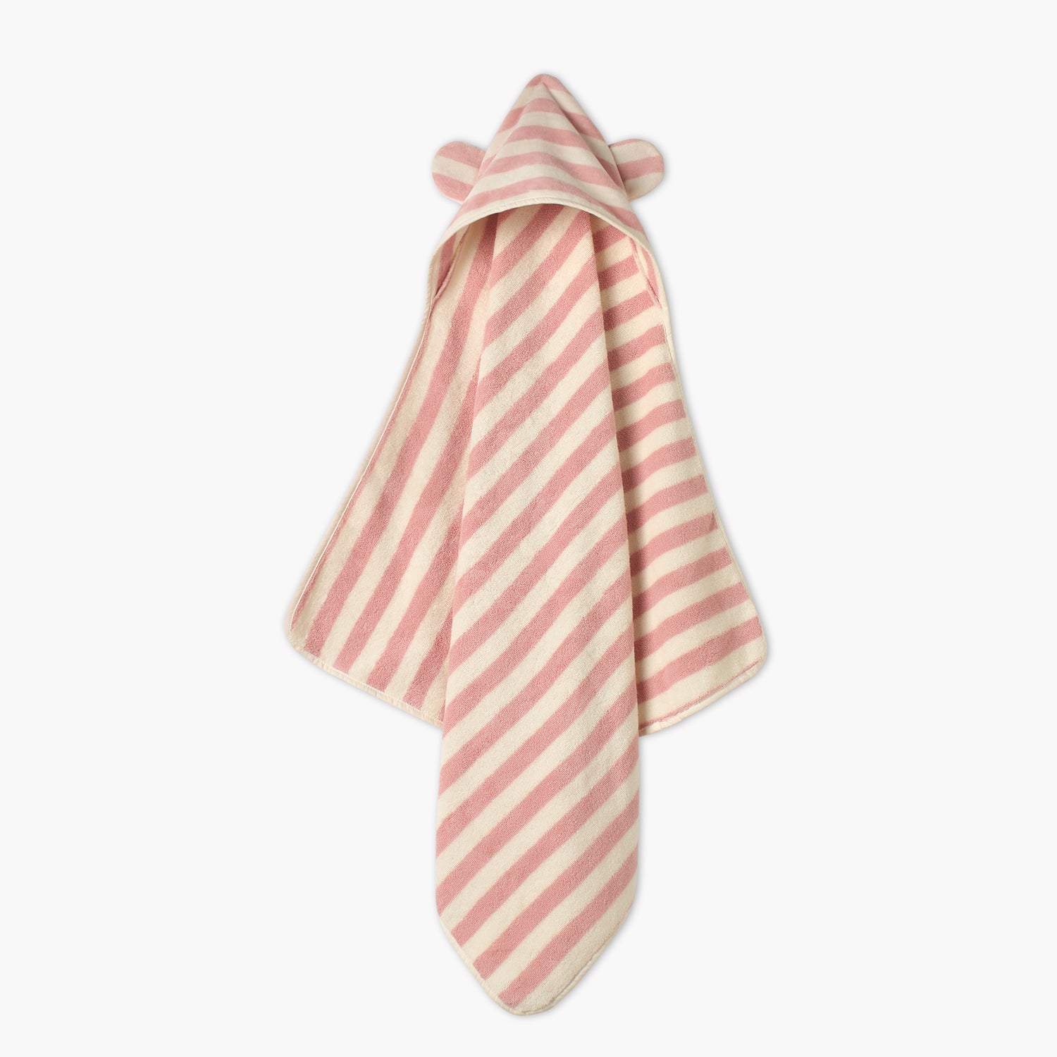 Giggles Striped Hooded Towel - 75x75 cm - HomeBabyBath &amp; CareTowels