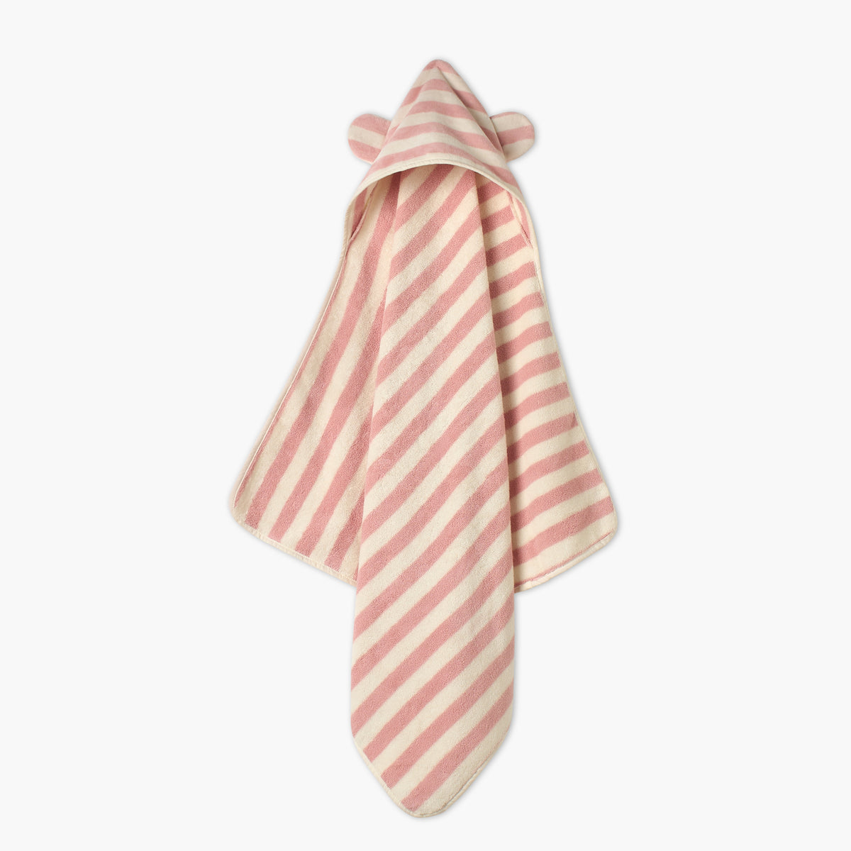 Giggles Striped Hooded Towel - 75x75 cm