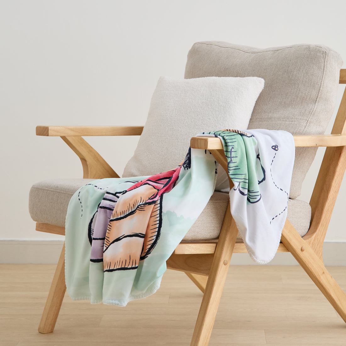 Disney Winnie the Pooh Print Raschel Blanket - 80x100 cm