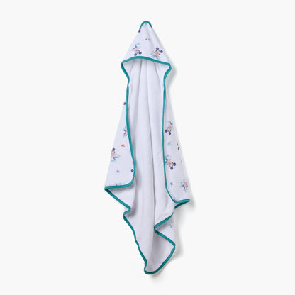 Disney Mickey Mouse Print Hooded Towel - 75x75 cm