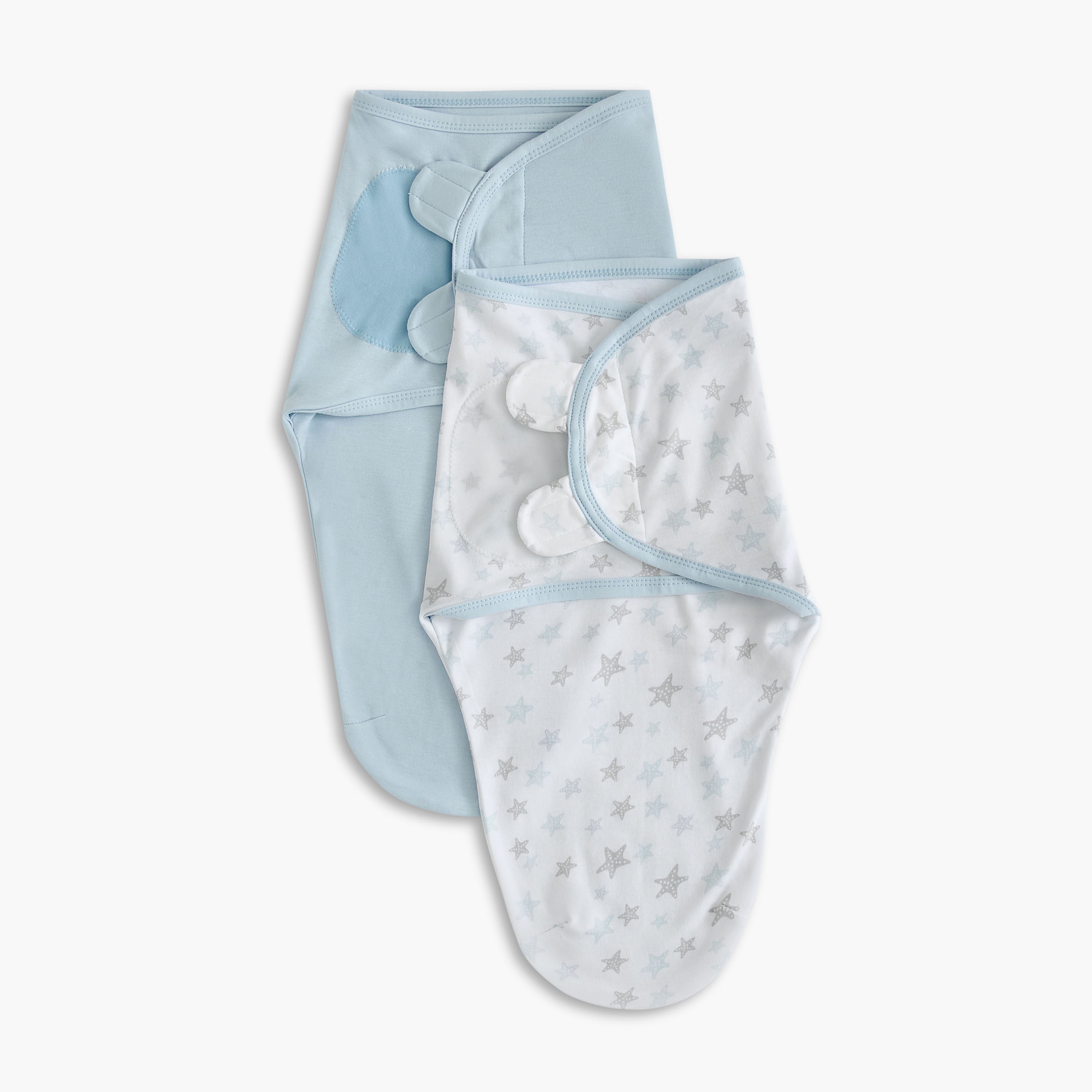 Juniors Assorted Swaddle Wrap with Ear Applique - Set of 2