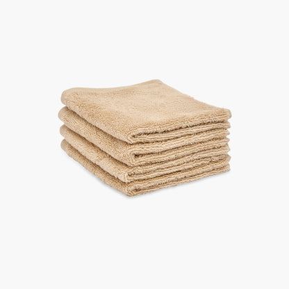 Juniors 4-Piece Textured Small Towel Set - 33x33 cm