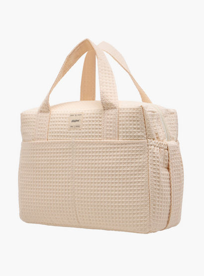 Giggles Pique Textured Diaper Bag with Zip Closure-baby-gear-diaperbags-image-7