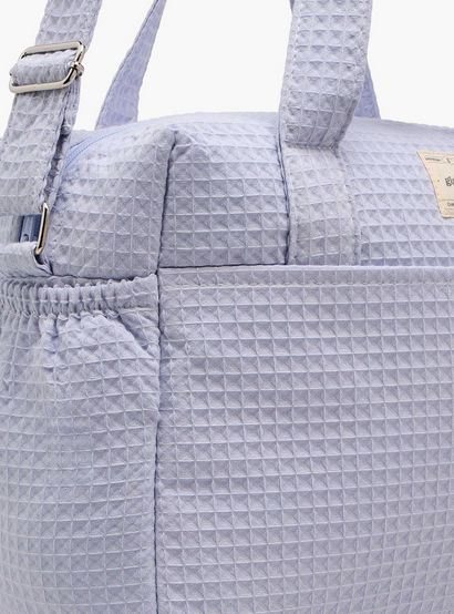 Giggles Pique Textured Diaper Bag with Zip Closure-baby-gear-diaperbags-image-12