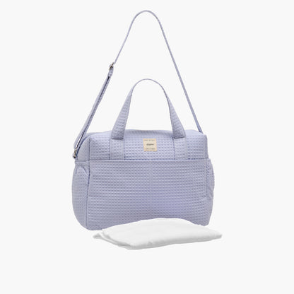 Giggles Pique Textured Diaper Bag with Zip Closure