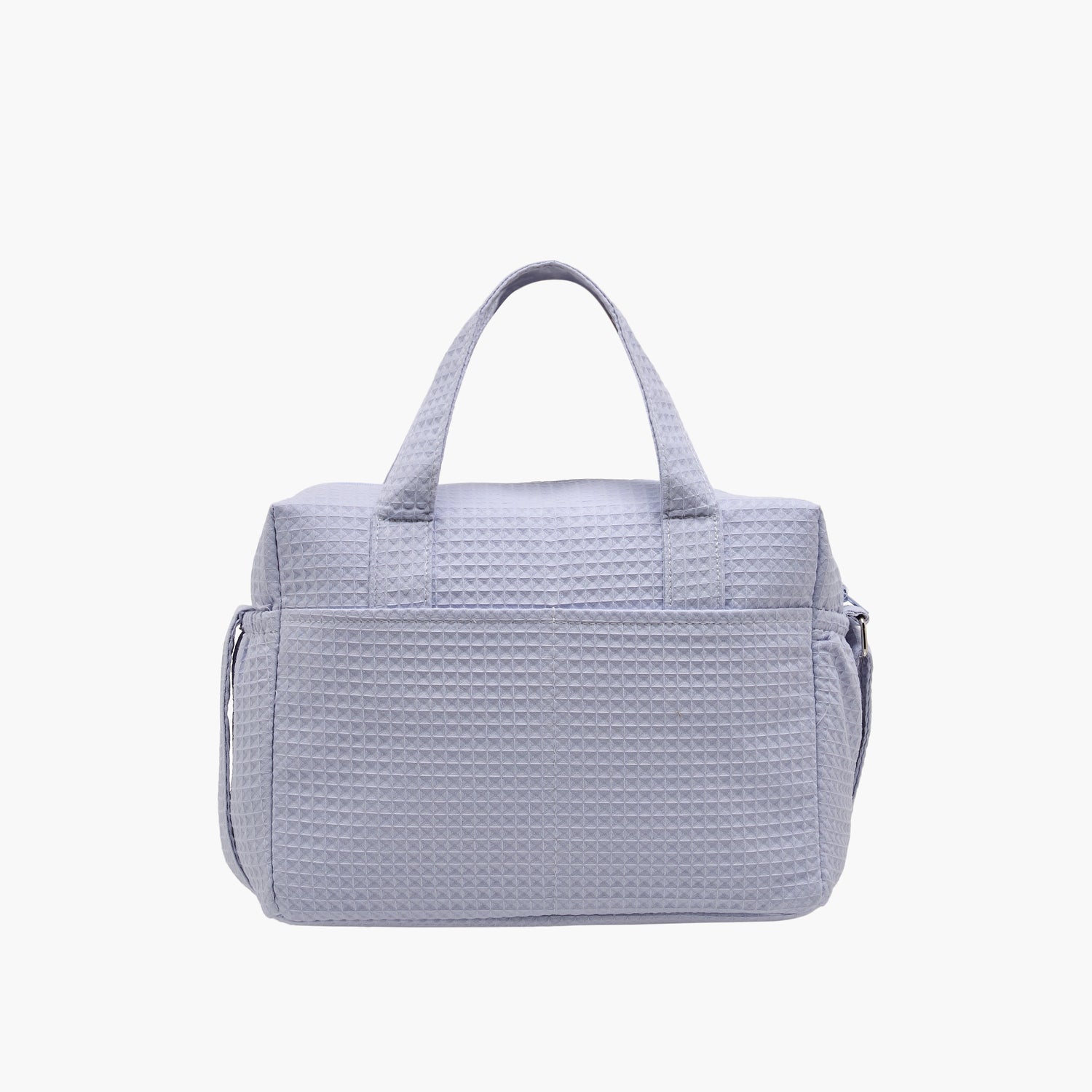 Giggles Pique Textured Diaper Bag with Zip Closure