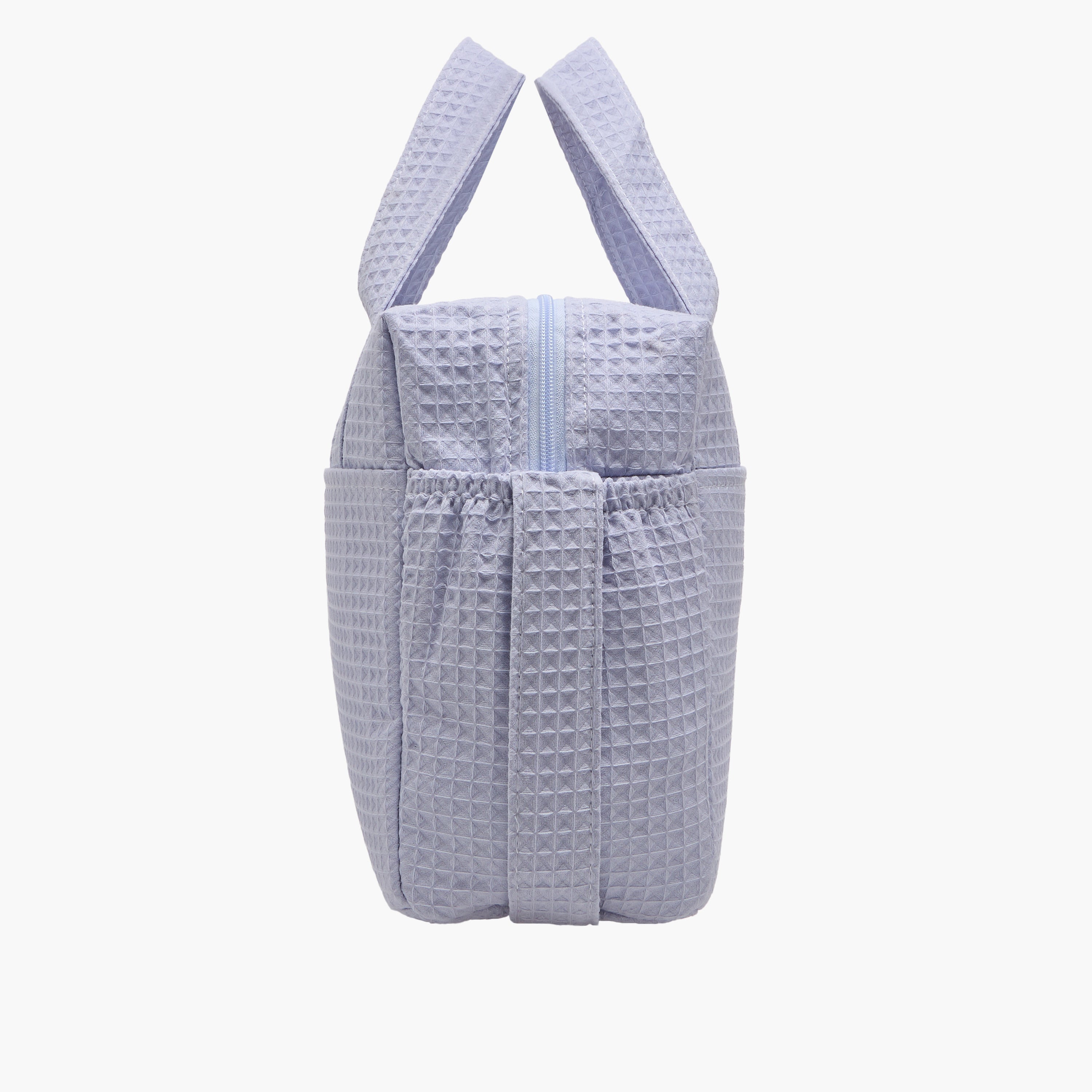 Giggles Pique Textured Diaper Bag with Zip Closure