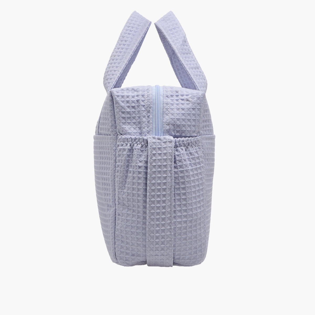 Giggles Pique Textured Diaper Bag with Zip Closure