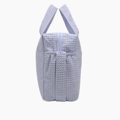 Giggles Pique Textured Diaper Bag with Zip Closure