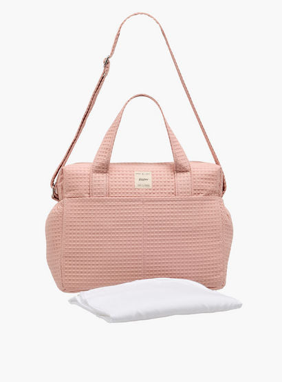 Giggles Pique Textured Diaper Bag with Zip Closure-baby-gear-diaperbags-image-3