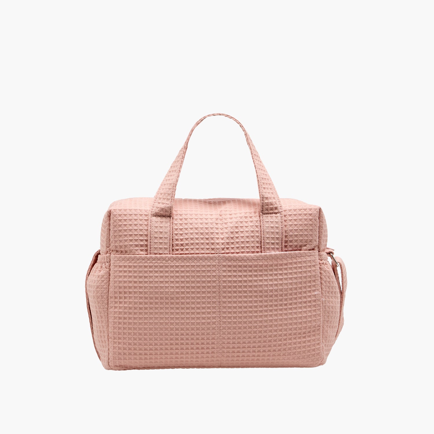 Giggles Pique Textured Diaper Bag with Zip Closure