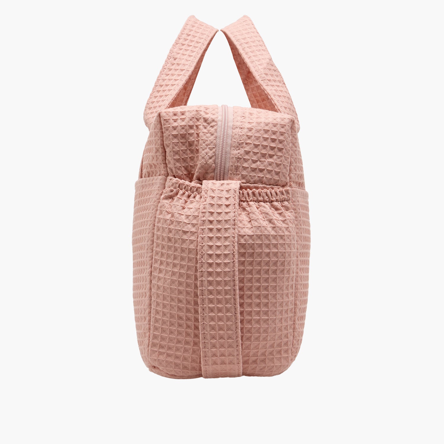 Giggles Pique Textured Diaper Bag with Zip Closure