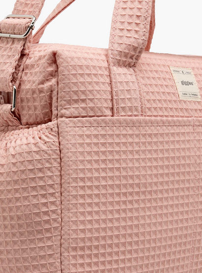 Giggles Pique Textured Diaper Bag with Zip Closure-baby-gear-diaperbags-image-7