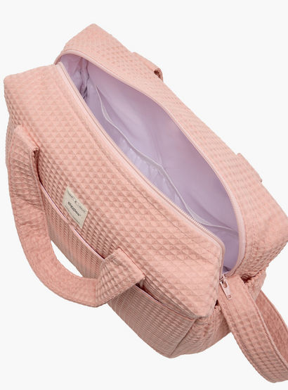Giggles Pique Textured Diaper Bag with Zip Closure-baby-gear-diaperbags-image-9